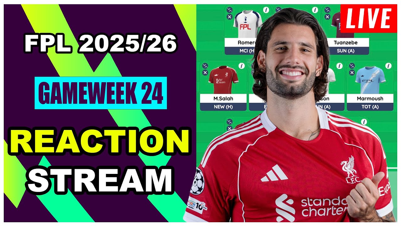 FPL Gameweek 24: REACTION STREAM | Live Q&A | Fantasy Premier League Tips 2025/26