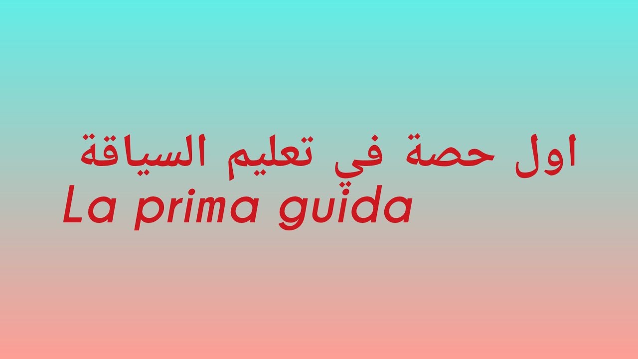 اول حصة في تعليم السياقة🚘🚘🚘#patente #b  la prima guida