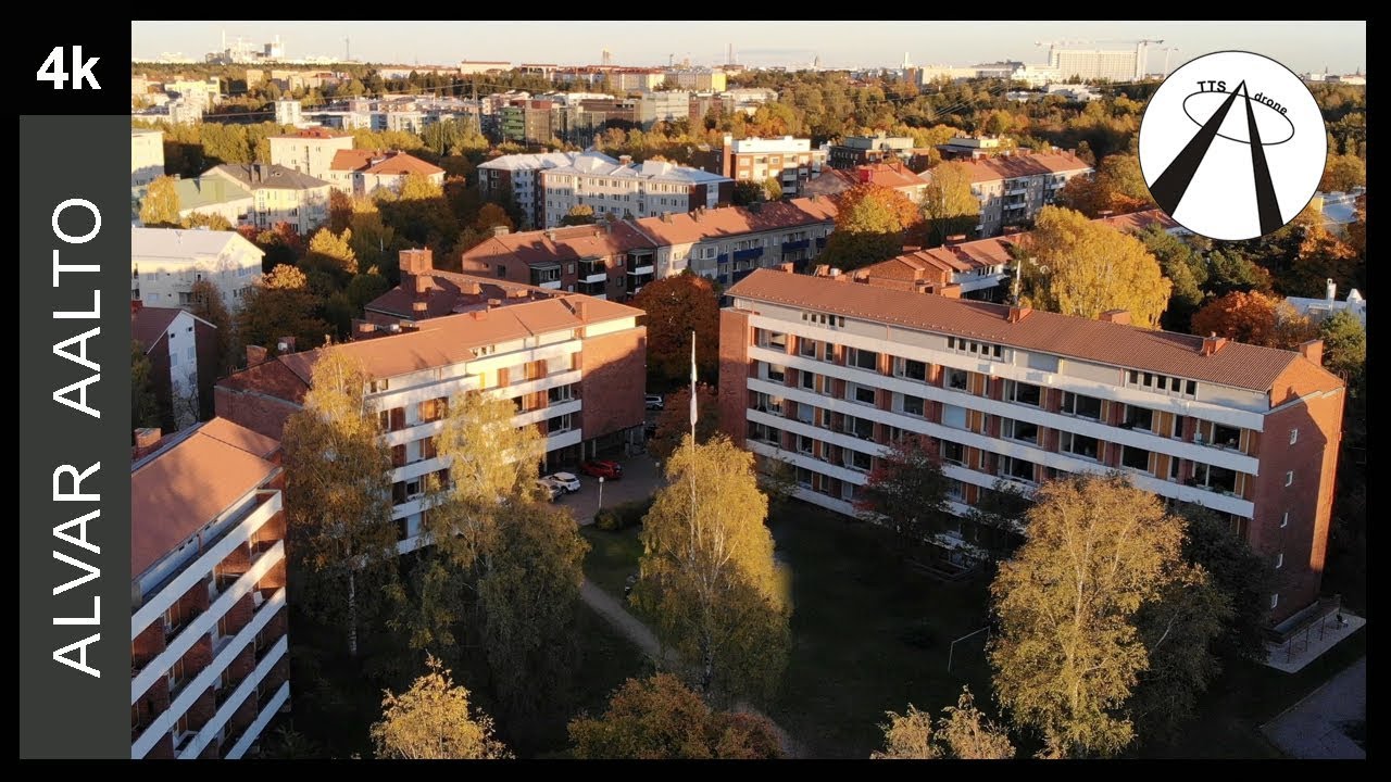 Alvar Aalto’s Red Brick Housing: National Pensions Institute (Kelakartano) 4K | Helsinki