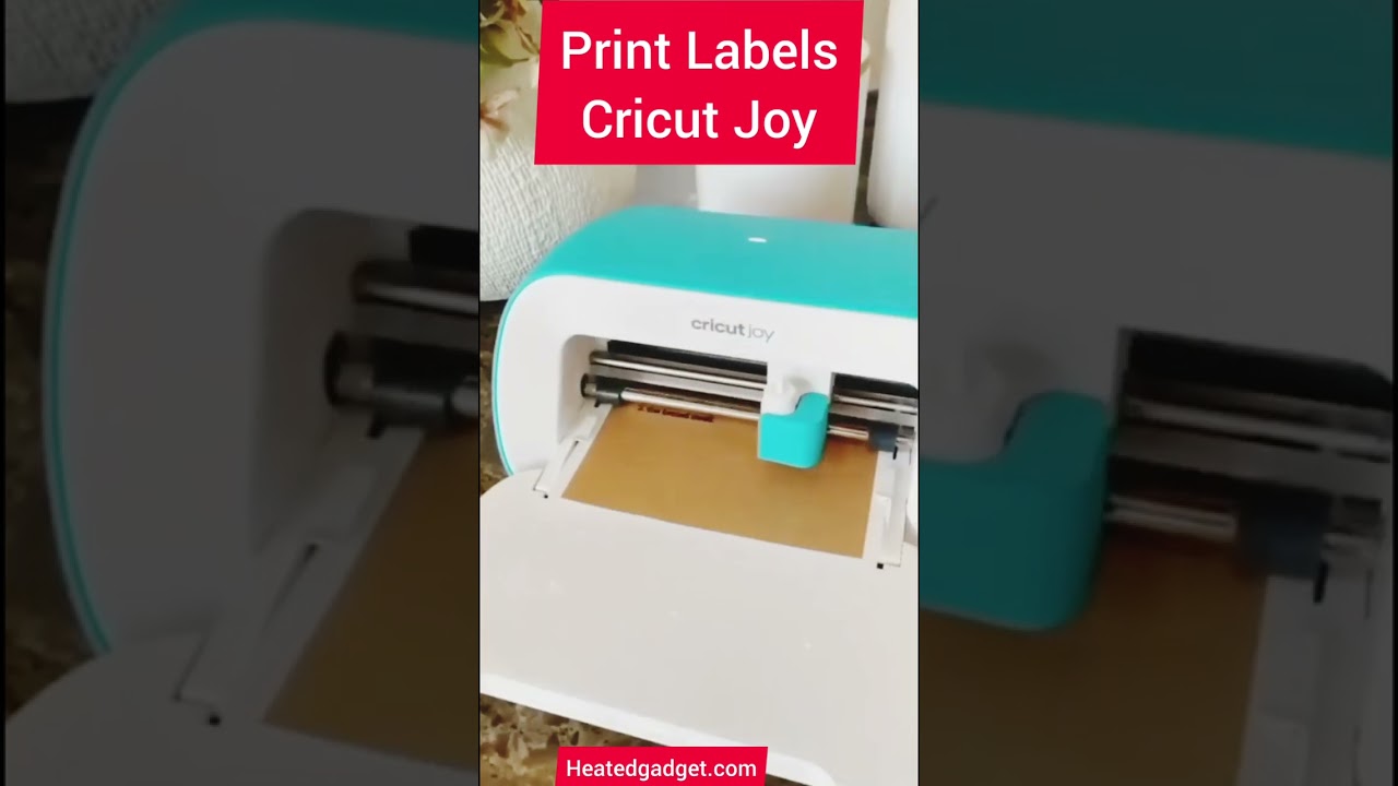 How to print labels by using Cricut Joy?