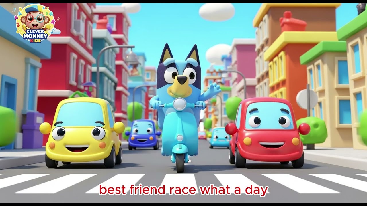 Bluey, Clever Monkey and Pepper Pig Big Race Day
