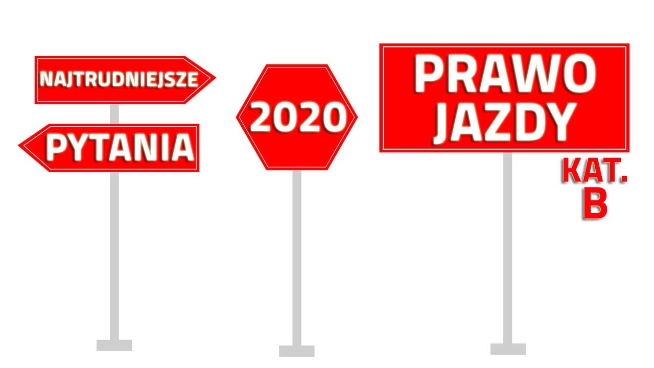 15 Najtrudniejszych pytań egzaminacyjnych na prawo jazdy 2020➡ kategoria B ⬅część II