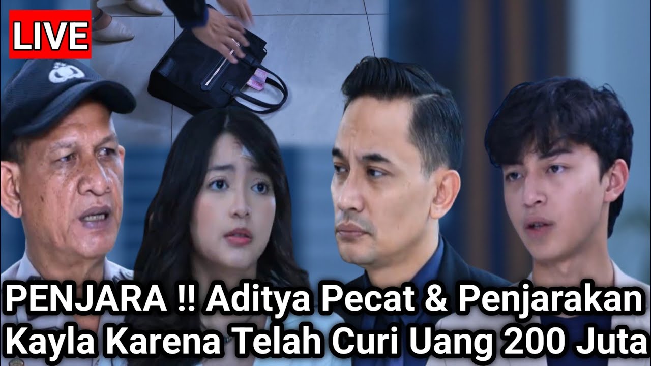 LIVE MERANGKAI KISAH INDAH HARI INI - PENJARA !! Aditya Pecat & Penjarakan Kayla Karena Curi Uang