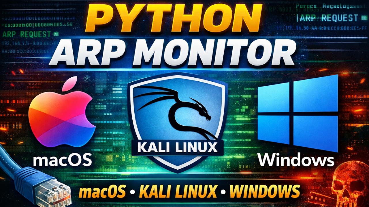 Python ARP Monitor Tutorial | GeekSphere + IT TECH