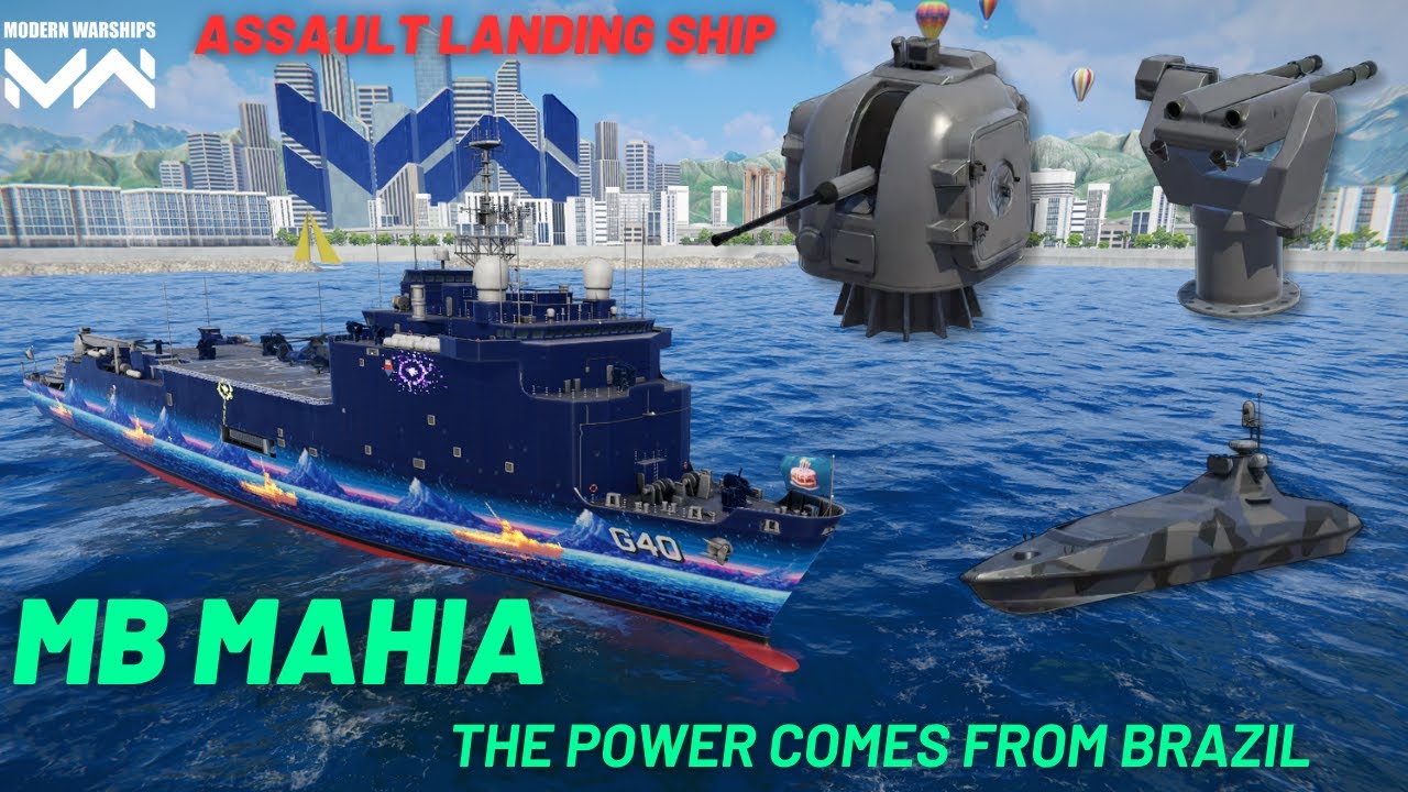 MB Bahia + ICARUS USV & SIMBAD RC DOMINATES! 30mm/82 Compact OP? | Modern Warships