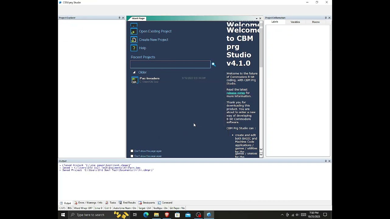 CBM PRG Studio - The best way to make CBM Basic Games on PC? - Old Soul Tech Review