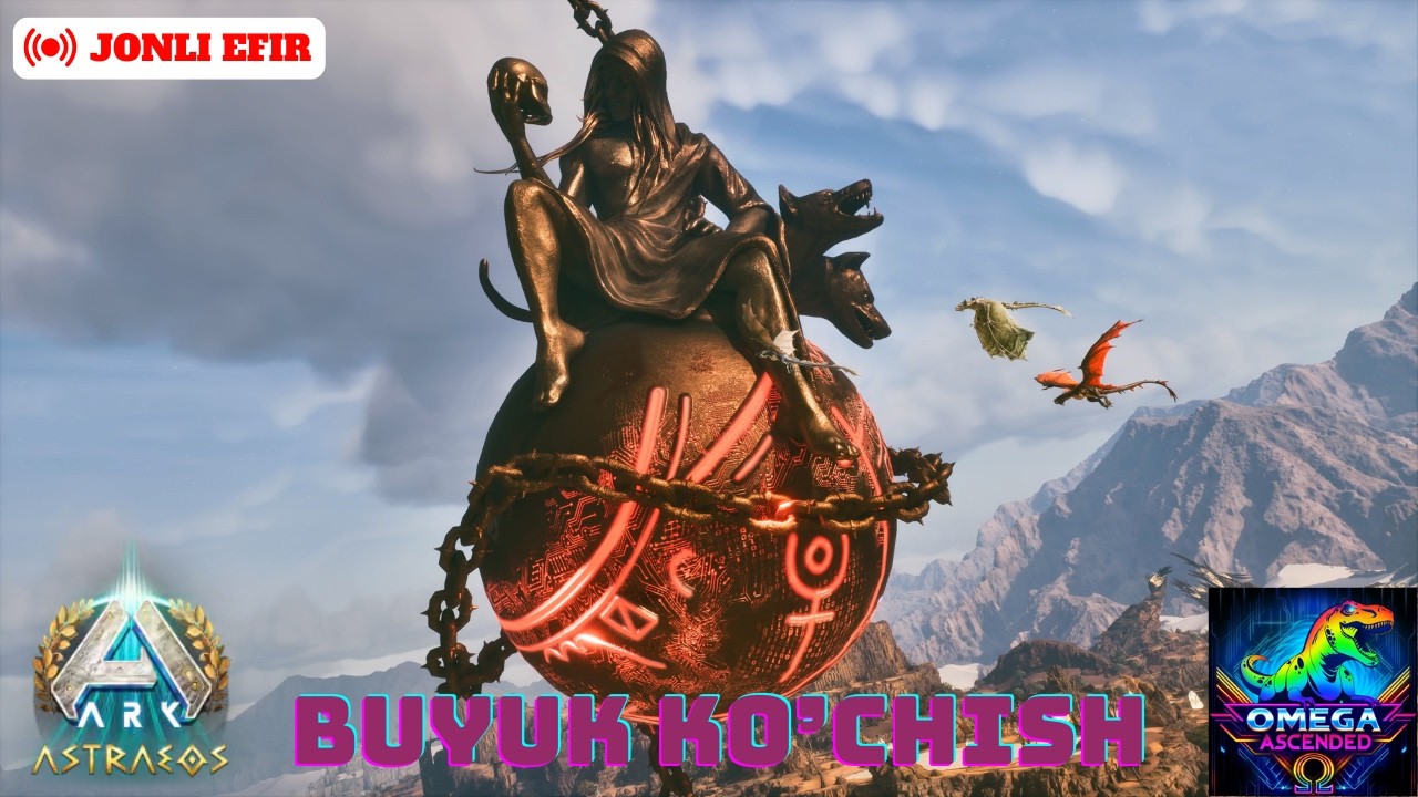 🔴 BUYUK KO'CHISH/ ARK TARIXIDAGI ENG KATTA MOD ENG KATTA XARITADA / 4- QISM / JONLI EFIR