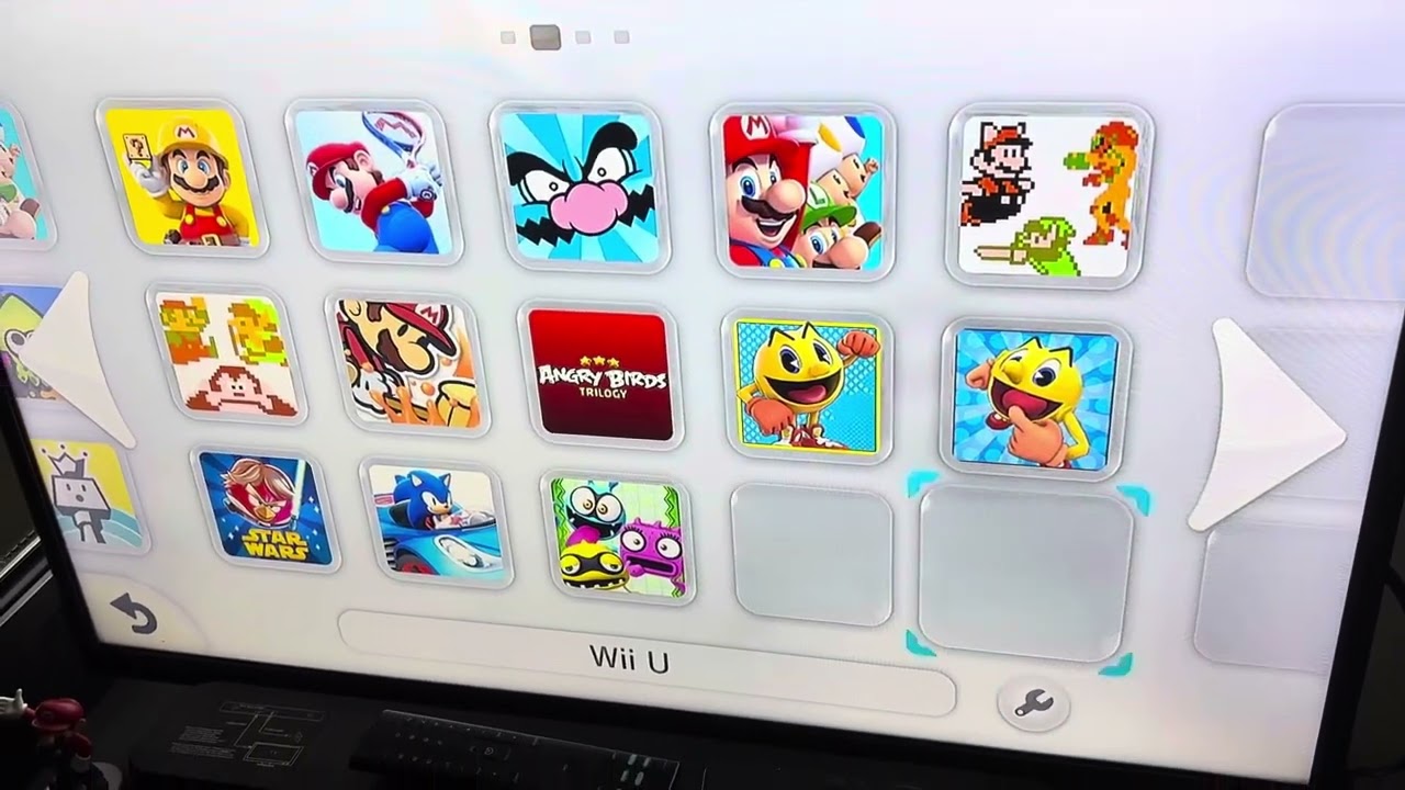 Wii and Wii U digital collection
