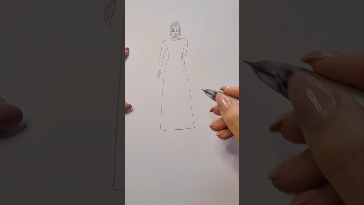 From Sketch to Crochet Pattern | Gala Dress #01 | Sketch & Concept