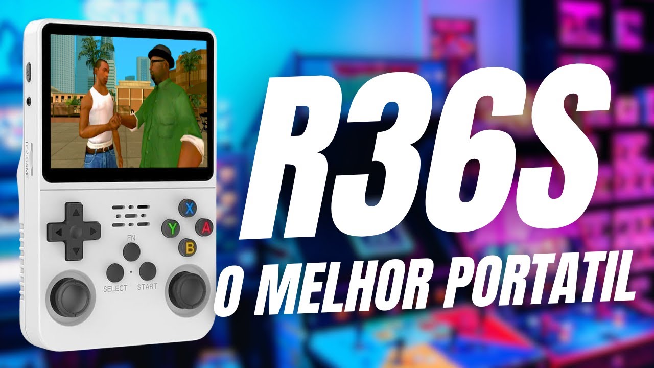 Unboxing do R36S - O melhor video game portatil de 2025