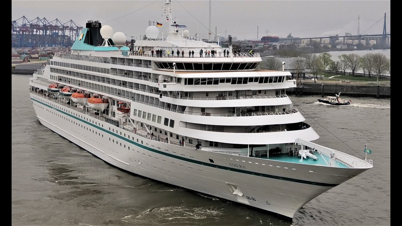 1080p MS Amera & Otto Sverdrup wunderschönes gemeinsames auslaufen in Hamburg 15.04.2022