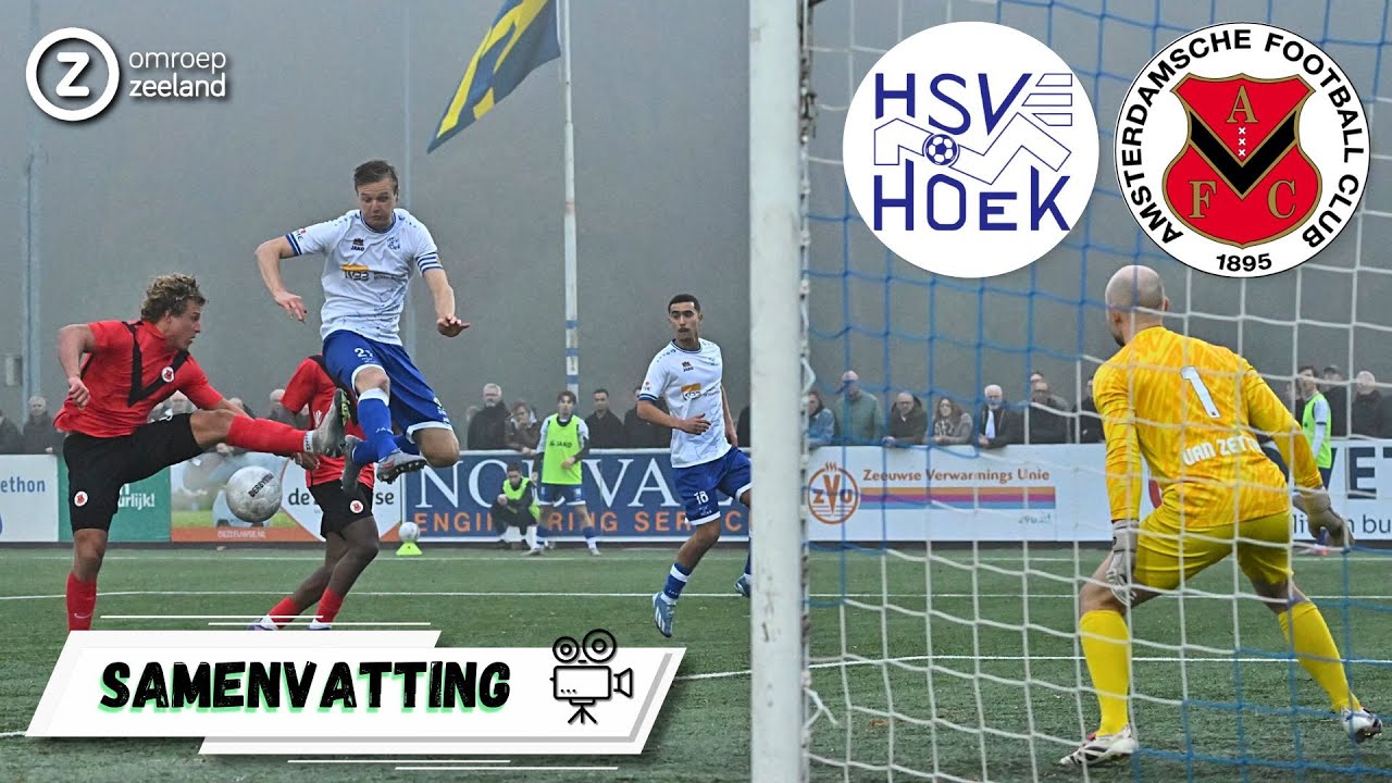 😥 HOEK SLIKT TEGENTREFFER IN LAATSTE SECONDE EN SPEELT GELIJK ⚖️ | Samenvatting Hoek-AFC 🎥