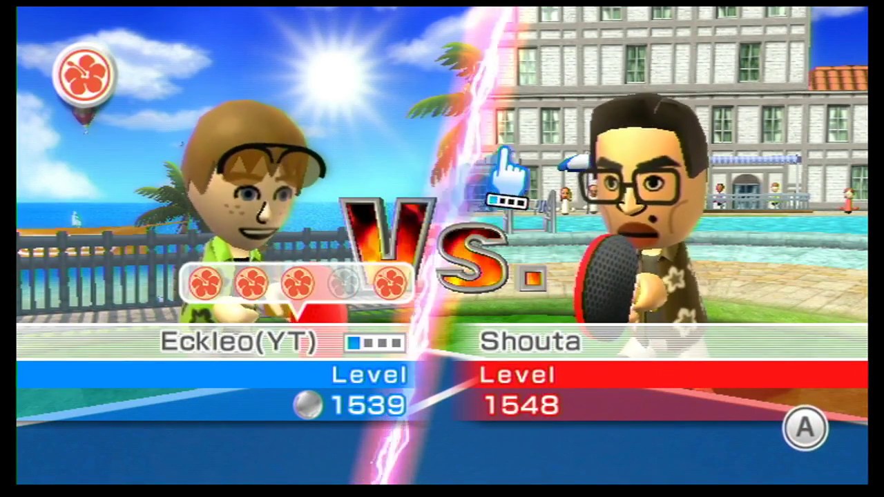 Wii Sports Resort-Table tennis 8 I'M NOT STOPPIN' 'TILL I WIN!!!
