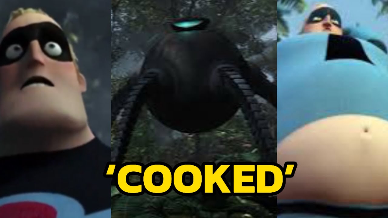 When An Omnidroid Put BELT TO CHEEKS On Mr Incredible 