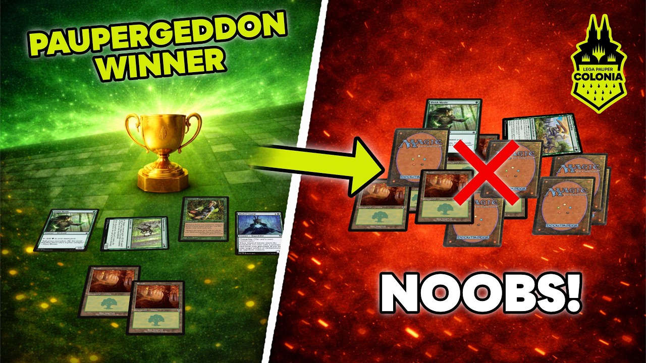 PAUPERGEDDON Winning Deck... played by Noobs