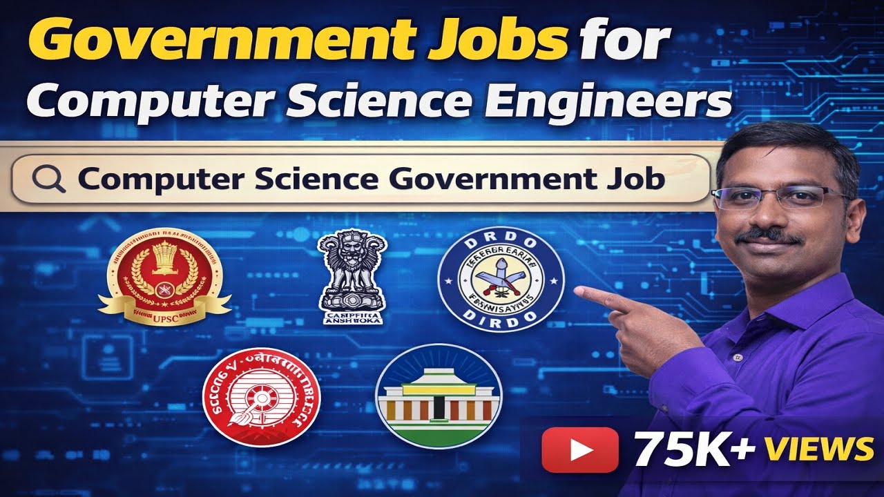 Government Jobs for Computer science Engineers| Computer Science Government Job #anbarivu_anbarivu