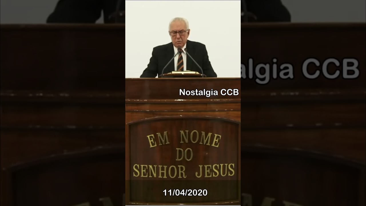 A Força de Servir a DEUS 11/04/2020 Salmos 16  - Nostalgia CCB 