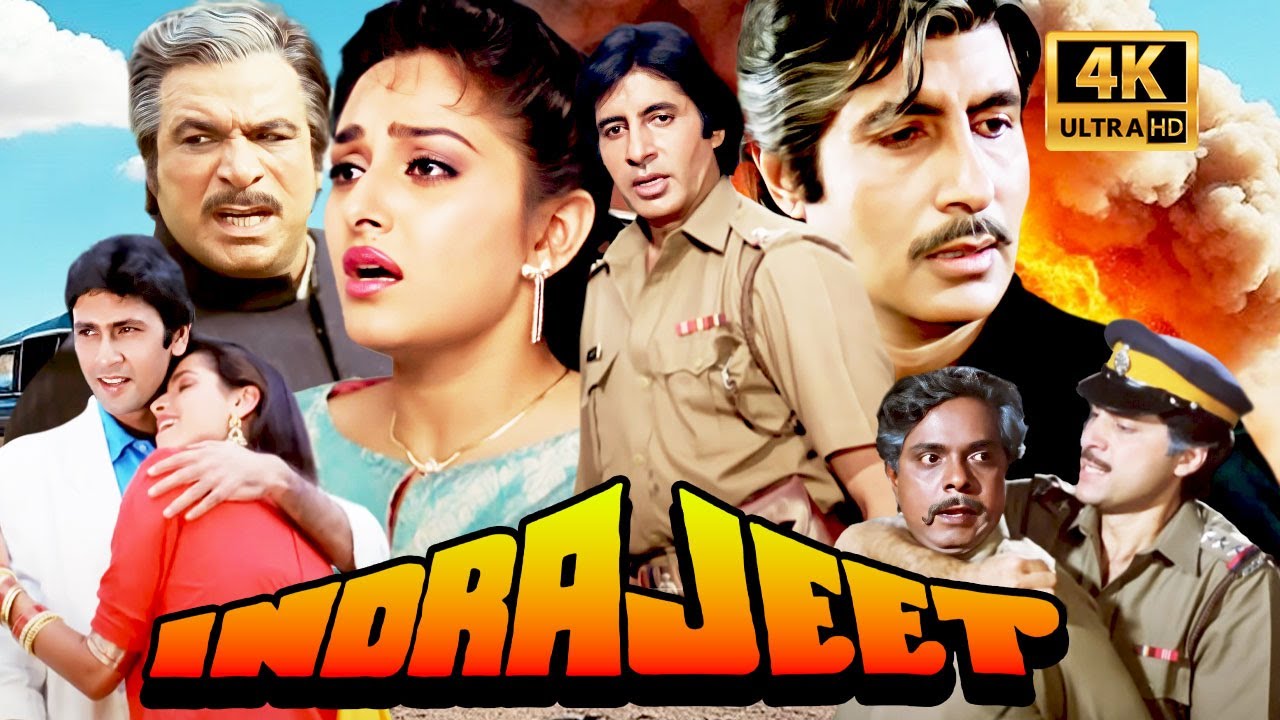Indrajeet (1991) 4K | Amitabh Bachchan, Jaya Prada, Neelam, Kader Khan | Blockbuster Action Classic