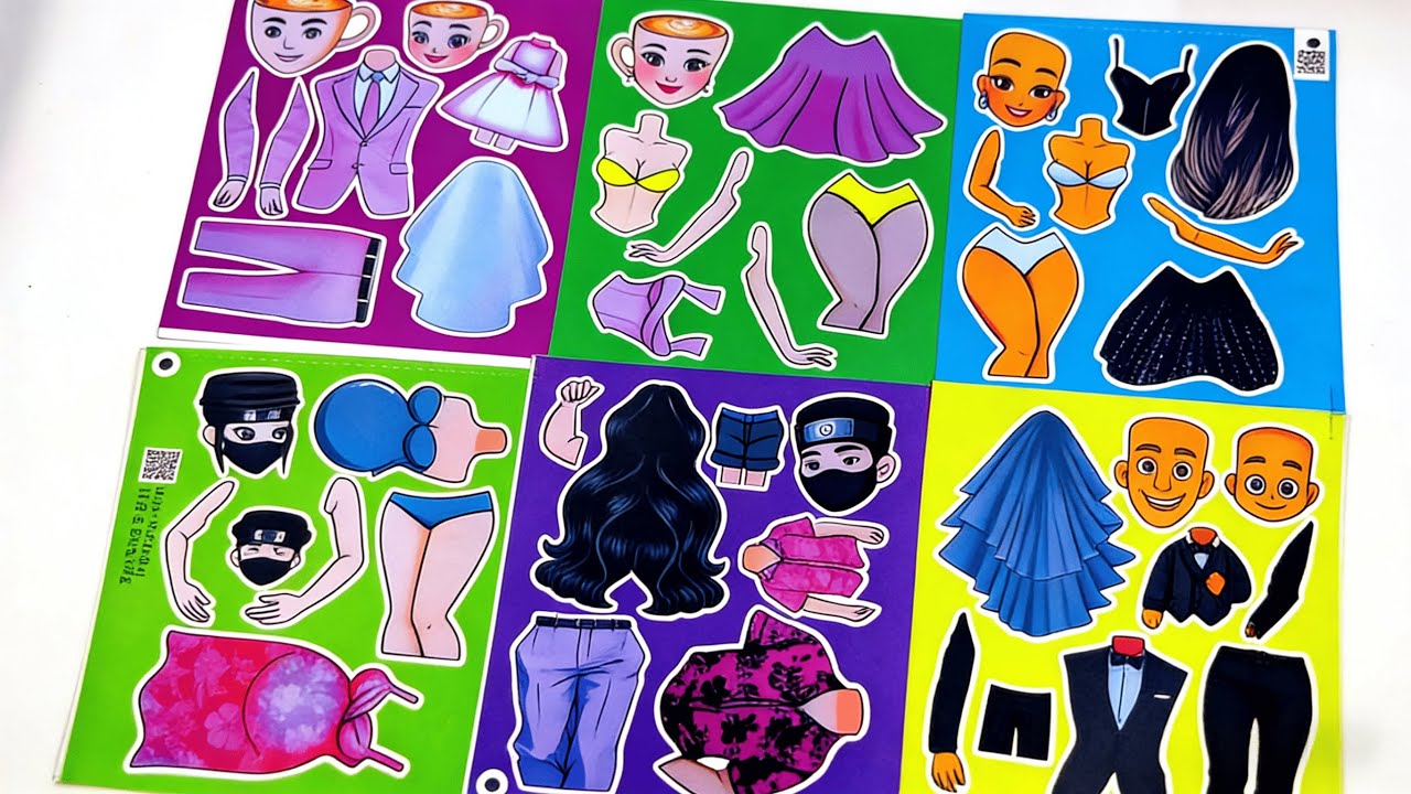 Healing Dress-up Stickers: DIY formal outfits for the coffee cup family. Pure satisfaction!