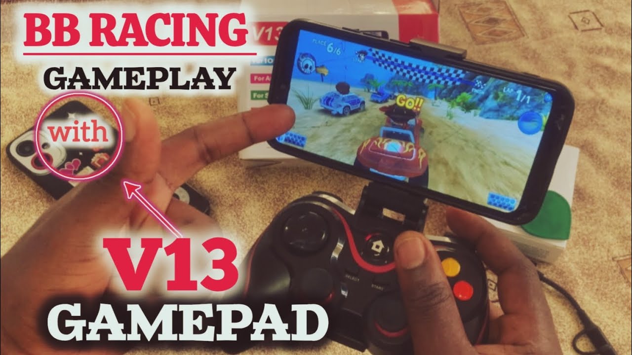 Beach Buggy Racing Gameplay On V13 Gamepad || BB Racing Gameplay #V13Controller #BBRacingGamepad 