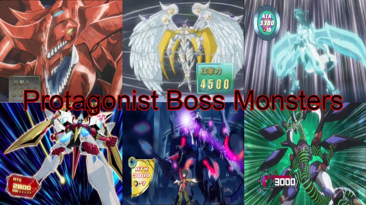 All Yu-Gi-Oh Protagonist Boss Monsters Summoning