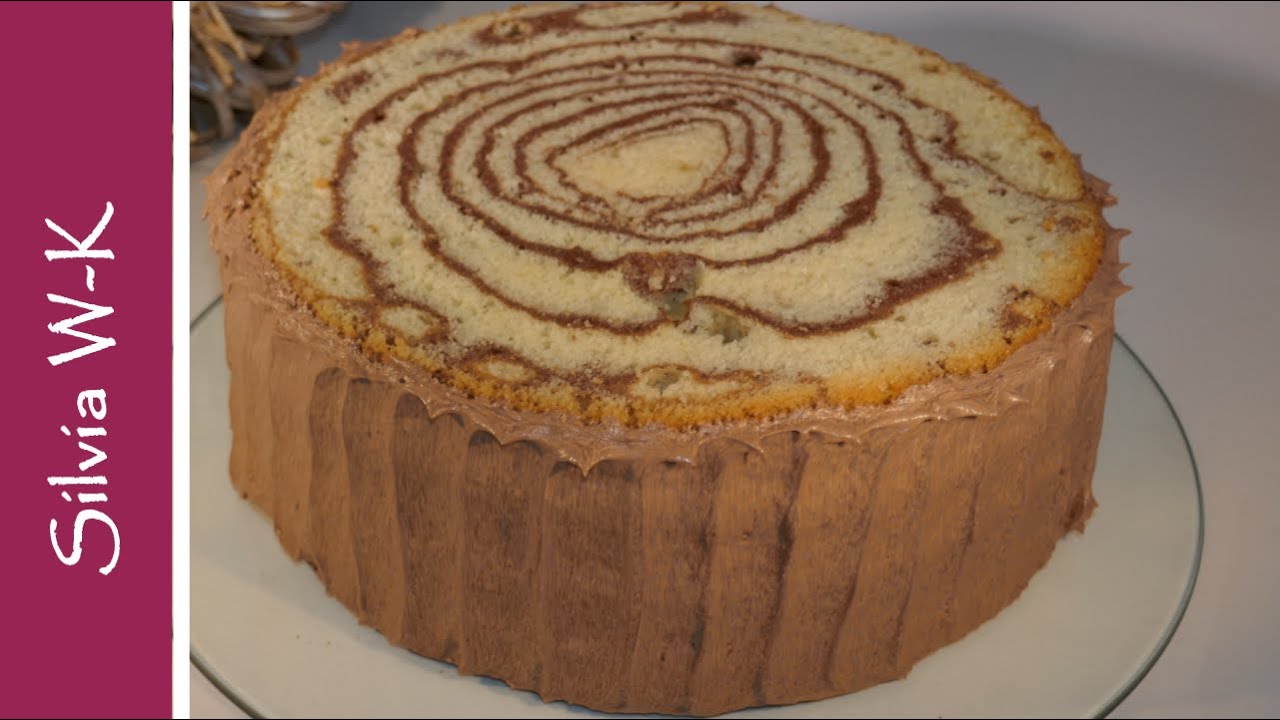 Baumstamm-Torte / ohne Gelatine