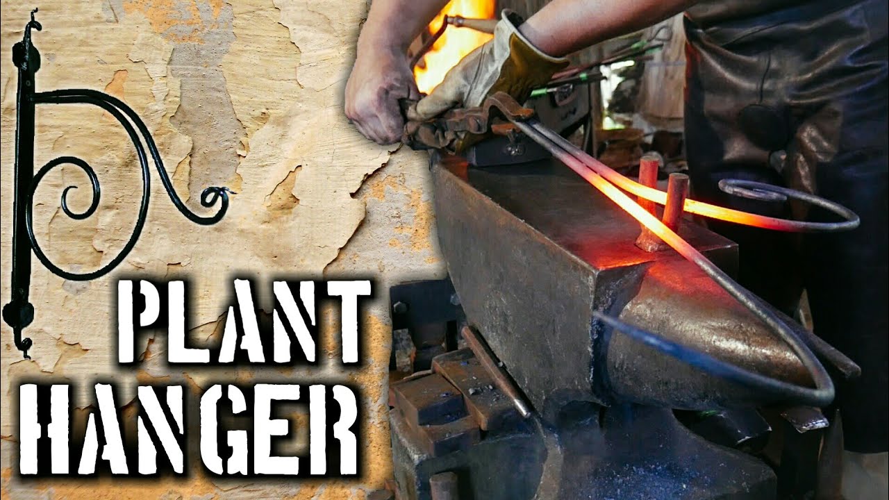 Forging a Plant Hanger Part 1 (Blacksmith Projects to Sell)