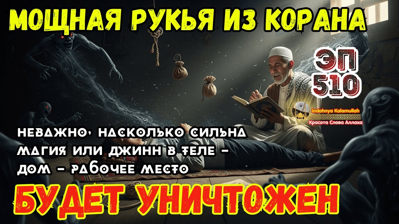 Мощная рукья по Корану для очищения дома и тела от джиннов и колдовства | Эпизод 510