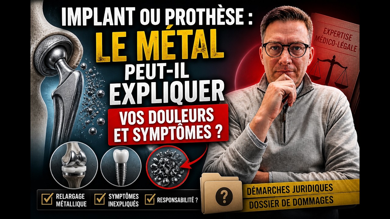 Implant ou prothèse : le métal peut-il expliquer vos douleurs et symptômes ?