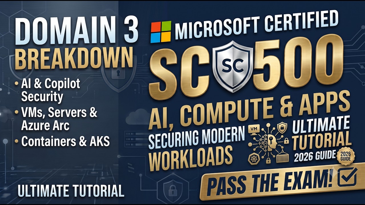 SC-500 Domain 3 | Secure Compute, Containers & AI Workloads &mdash; Full Study Guide