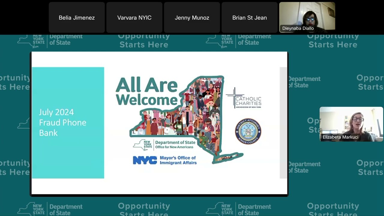 NYS Office for New Americans Webinar: Immigration Fraud and Unauthorized Practice of Law 20250325