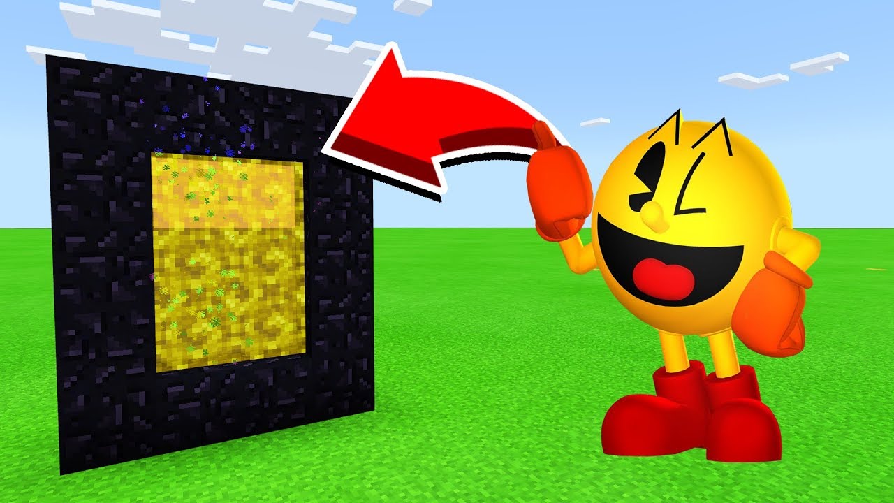 How To Make A Portal To PACMAN in Minecaft Pocket Edition/MCPE