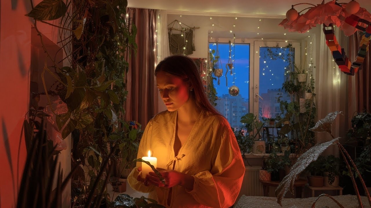 A Quiet Valentine's Day at Home | Solo, Plants, Homemade Pizza