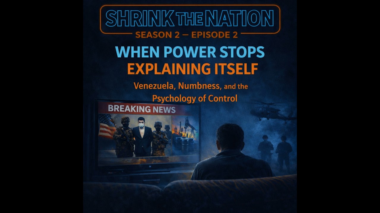When Power Stops Explaining Itself: Venezuela, Numbness, and the Psychology of Control