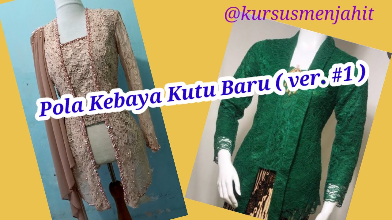 Pola Kebaya Kutu Baru ( ver. #1 )