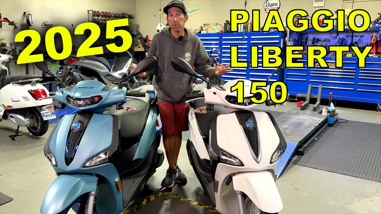 All New 2025 Piaggio Liberty 150 Robot's First Look