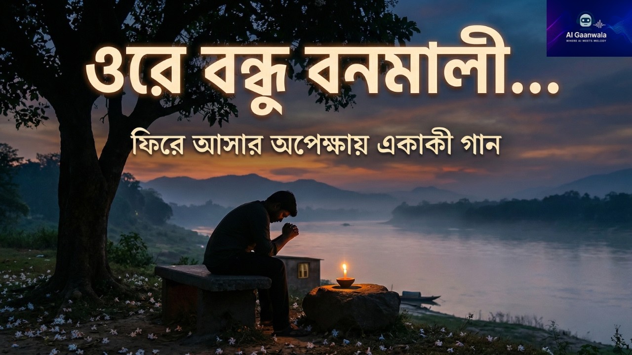 ওরে বন্ধু বনমালী | হৃদয়ভাঙা লোকগান | Biraho Folk Song | AI Gaanwala