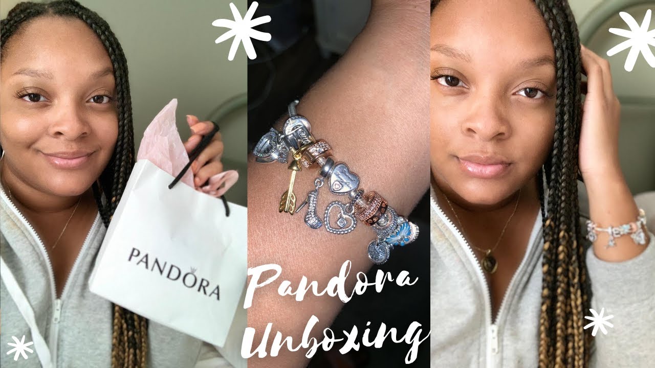 WHATS ON MY PANDORA BRACELET?! | UNBOX W/ ME | 2020 | EBONY NOIR