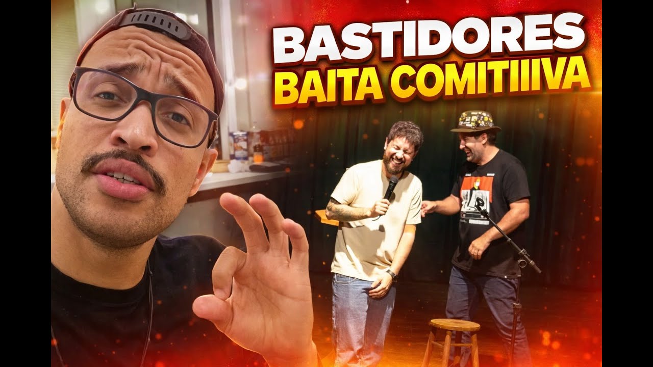BASTIDORES DA COMÉDIA COM @baitacomitiva em Timbó/SC