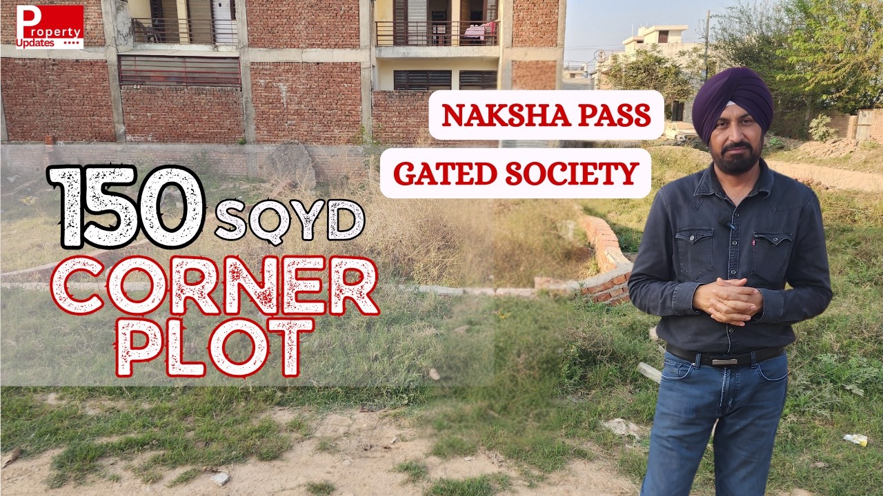 150 Gaj Corner Plot | Gated Society | Map Approved | Sector 124 Greater Mohali