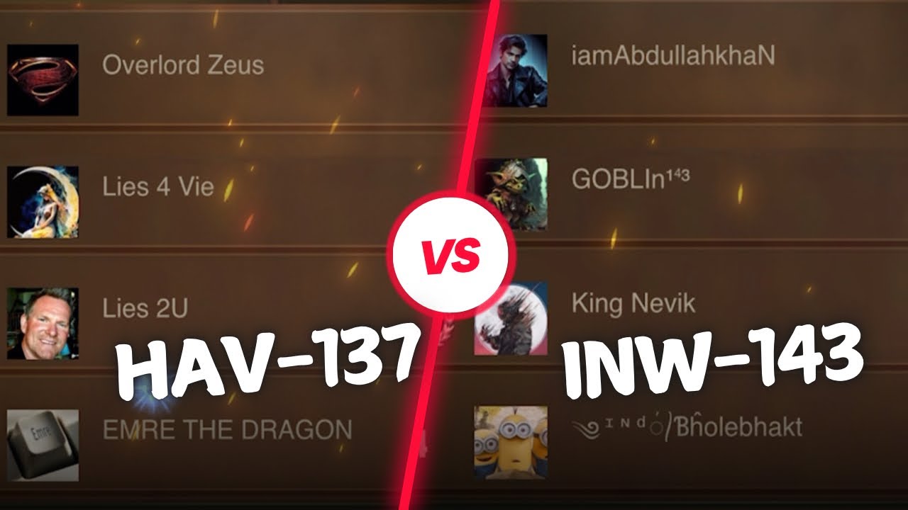 HAV-137 vs INW ! BLOODIEST BATTLE EVER 🩸