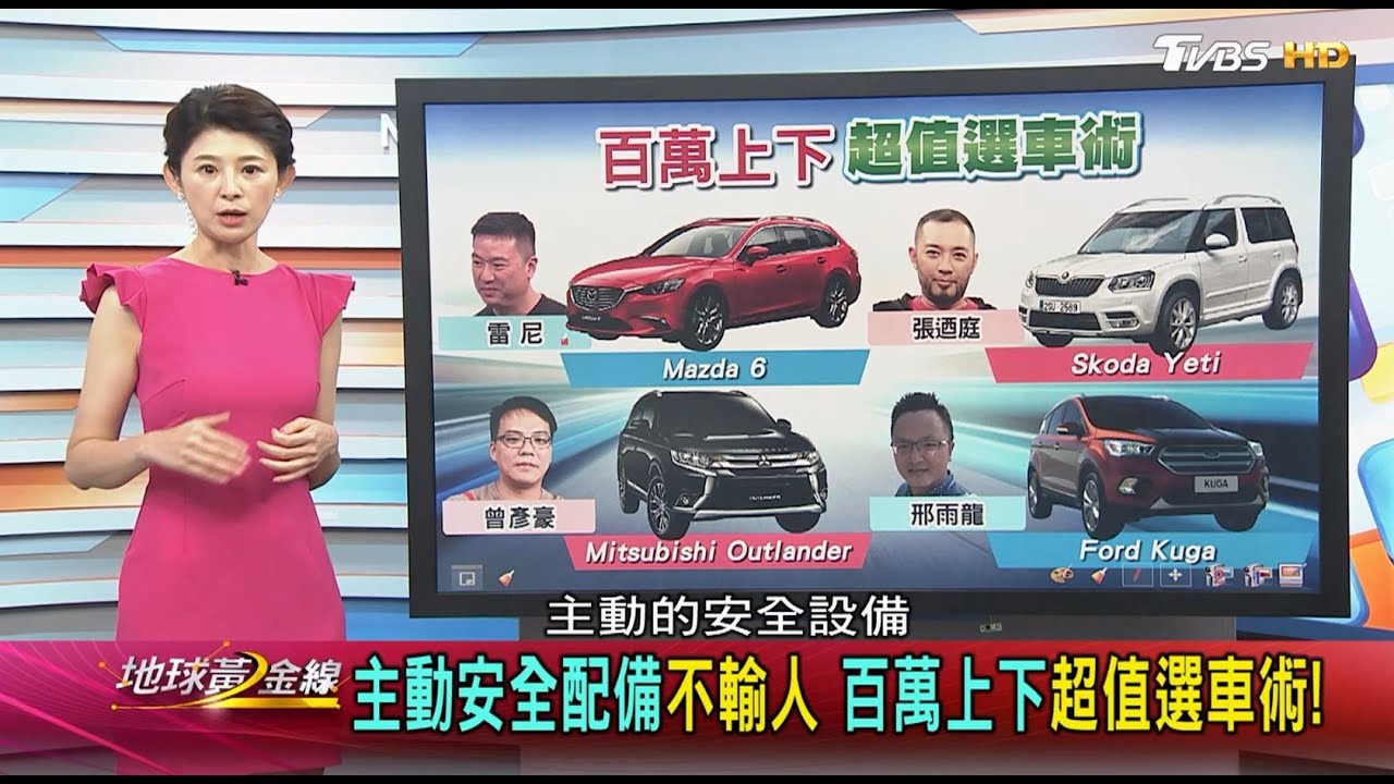 主動安全配備不輸人 百萬上下超值選車術! 地球黃金線 20170602 (3/4)