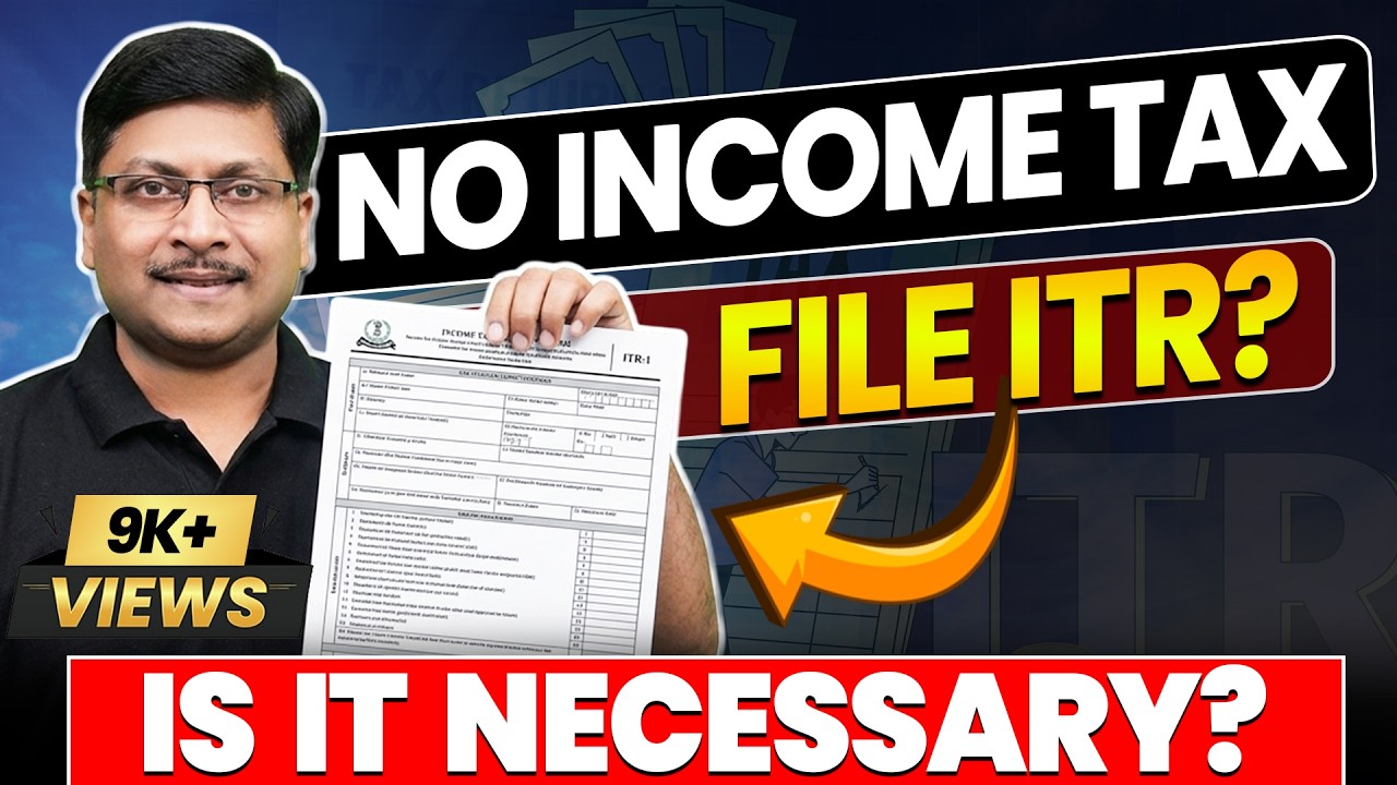 NIL ITR FILING online 2023-24 | What Happen If I Don't File ITR | When ITR filling compulsory |  itr