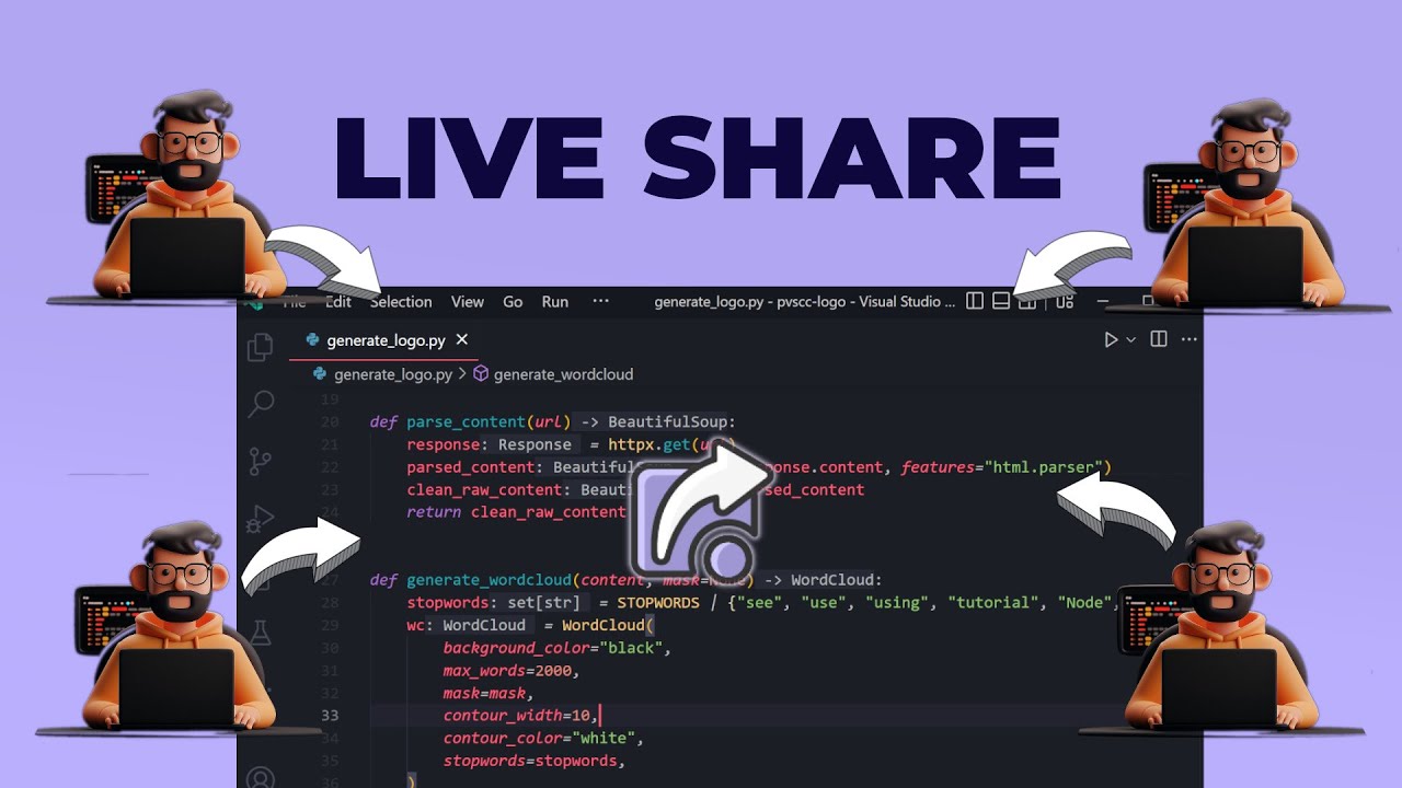LiveShare - Share your code in real time from VSCode