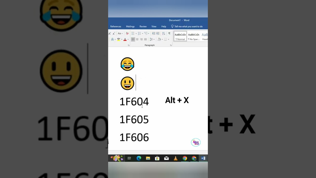 MS OFFICE 2019 | How To create Emoji In Ms Word 2023 