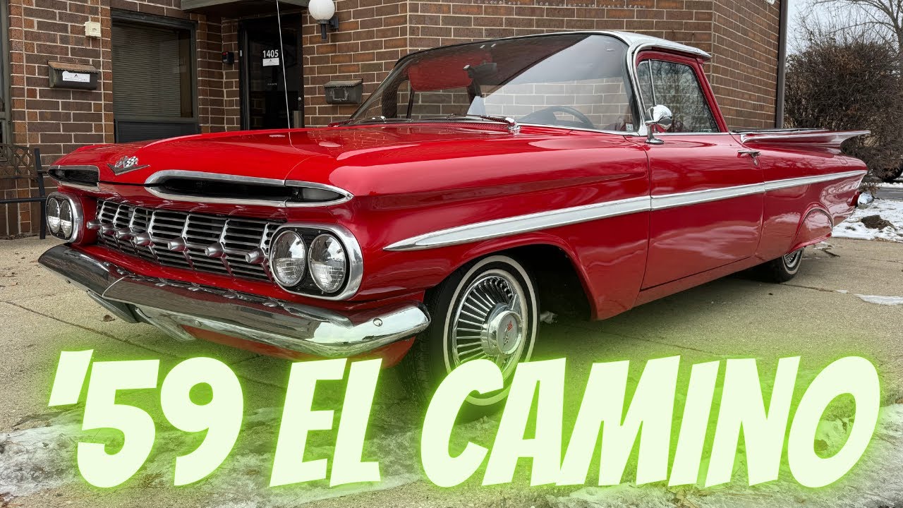 Chevrolet El Camino 1959 года выпуска - кондиционер - Dakota Digital - Mustang II - и многое друг...