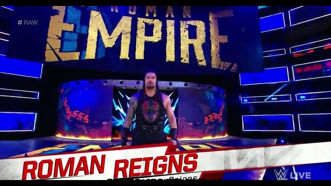 Roman Reigns Entrance - RAW: January 29, 2018