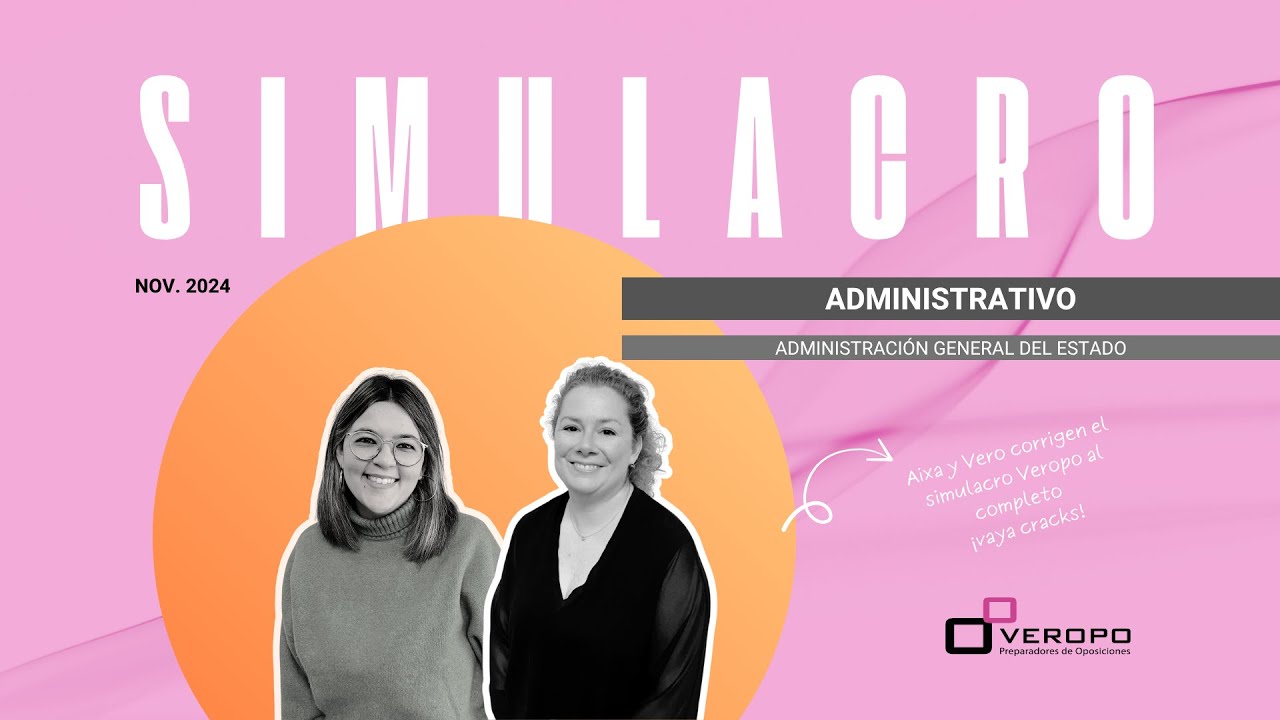 ¡Haz el simulacro de examen de Administrativo Estado de Veropo! ✌