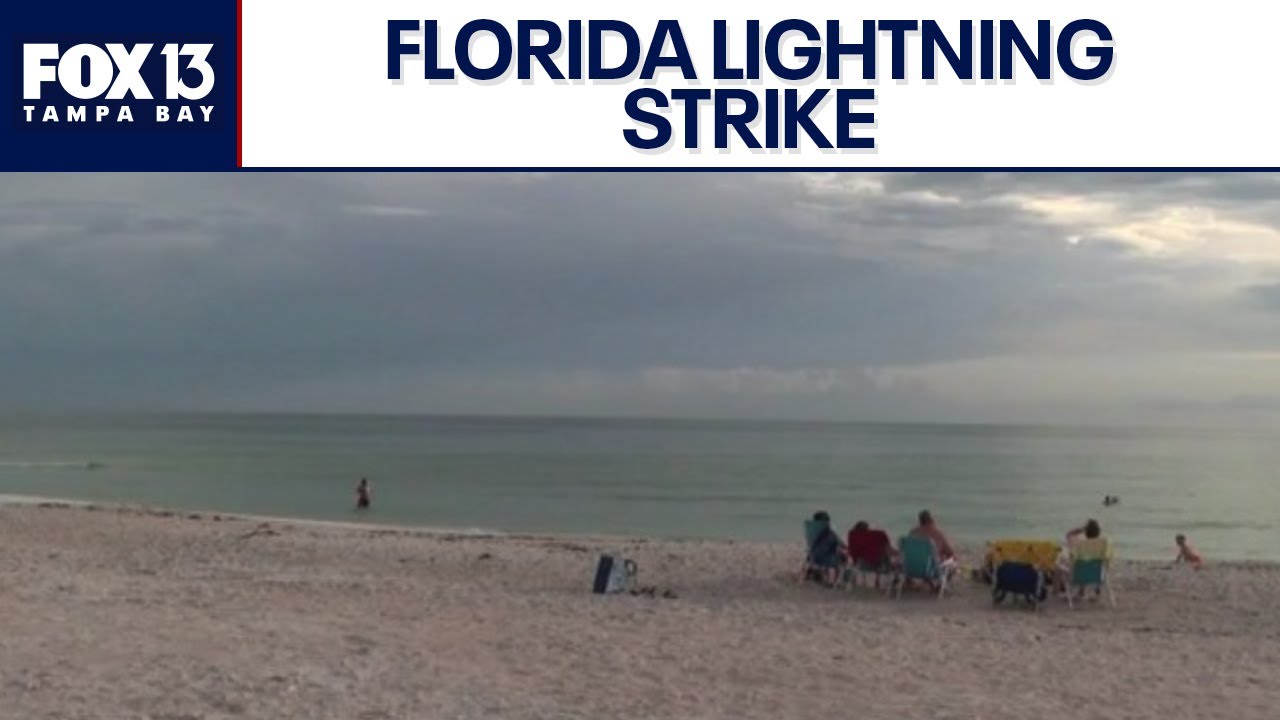 Man hospitalized after lightning strike in Florida