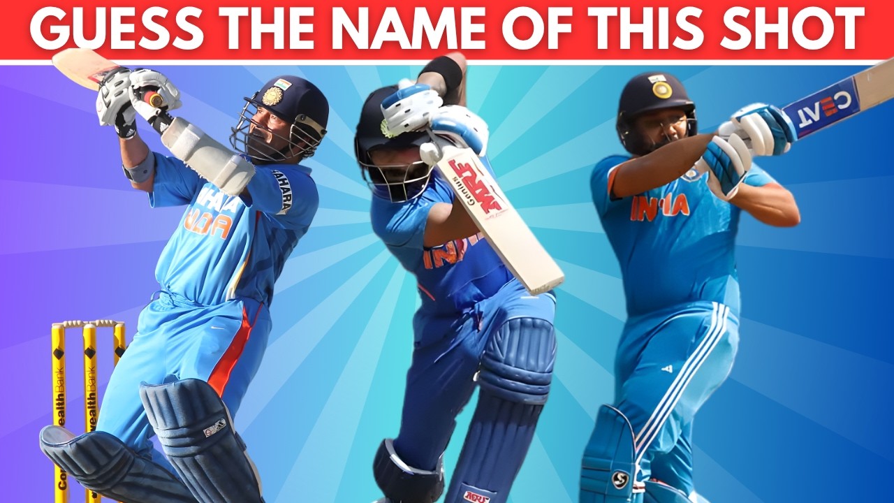 Guess the Cricket Shot Challenge! 🏏🔥 Can You Identify Every Shot? | Ultimate Cricket Quiz 2025